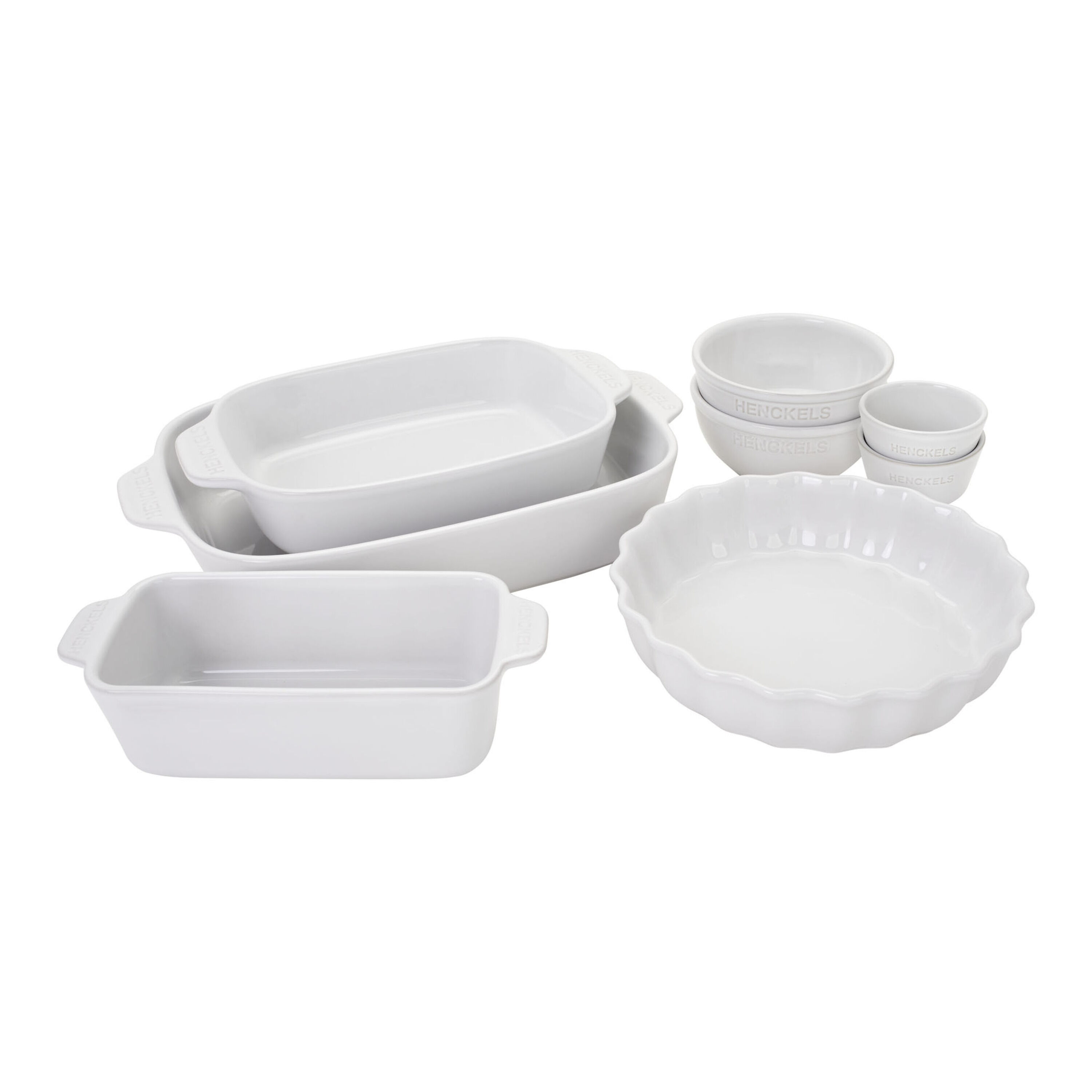 新品HENCKELS ヘンケルス、セラミック 食器セット ホワイト Buy Henckels Ceramic 8 Piece Bakeware set, white | ZWILLING.COM