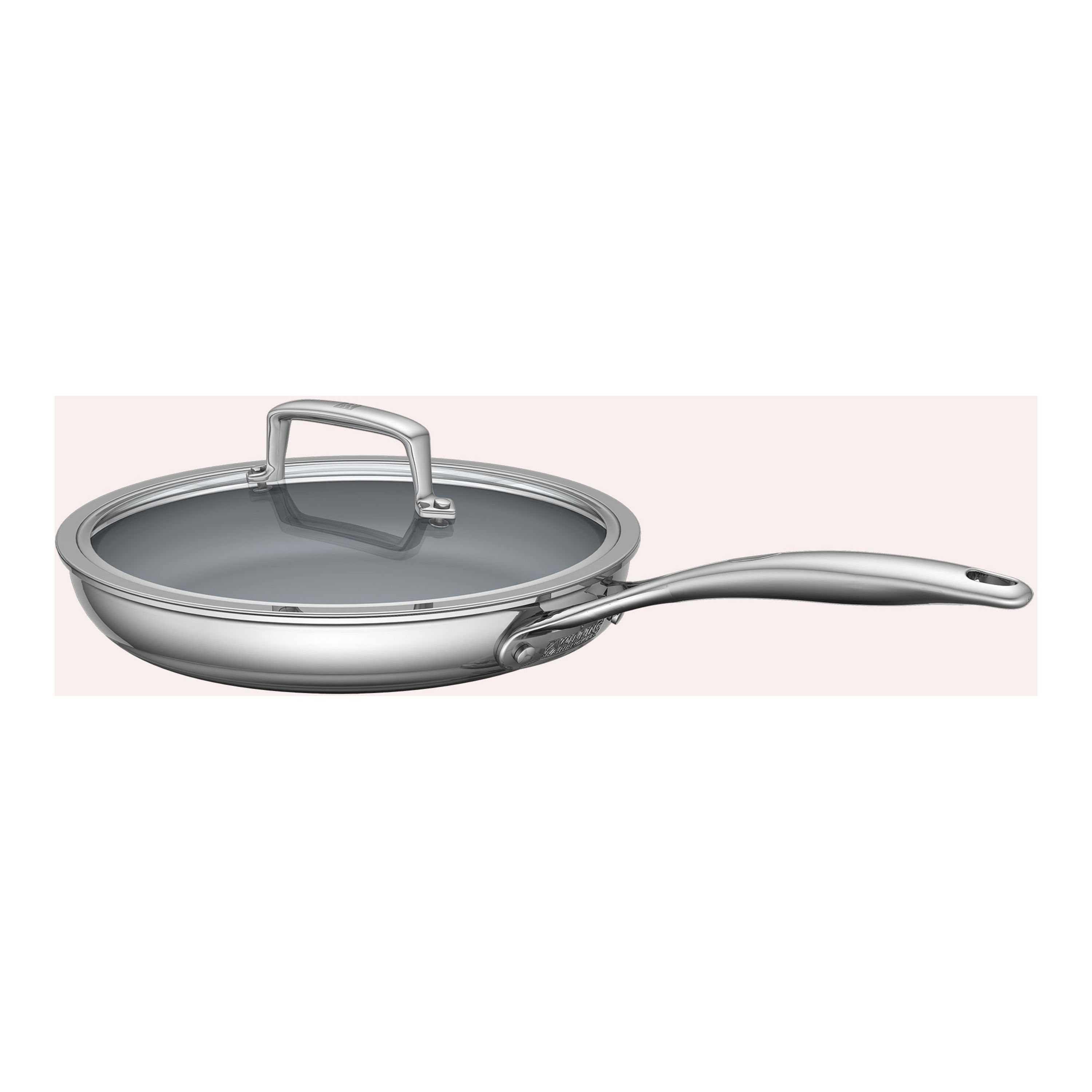 Zwilling Energy Plus 10-Inch Stainless Steel Ceramic Nonstick Fry Pan with Lid
