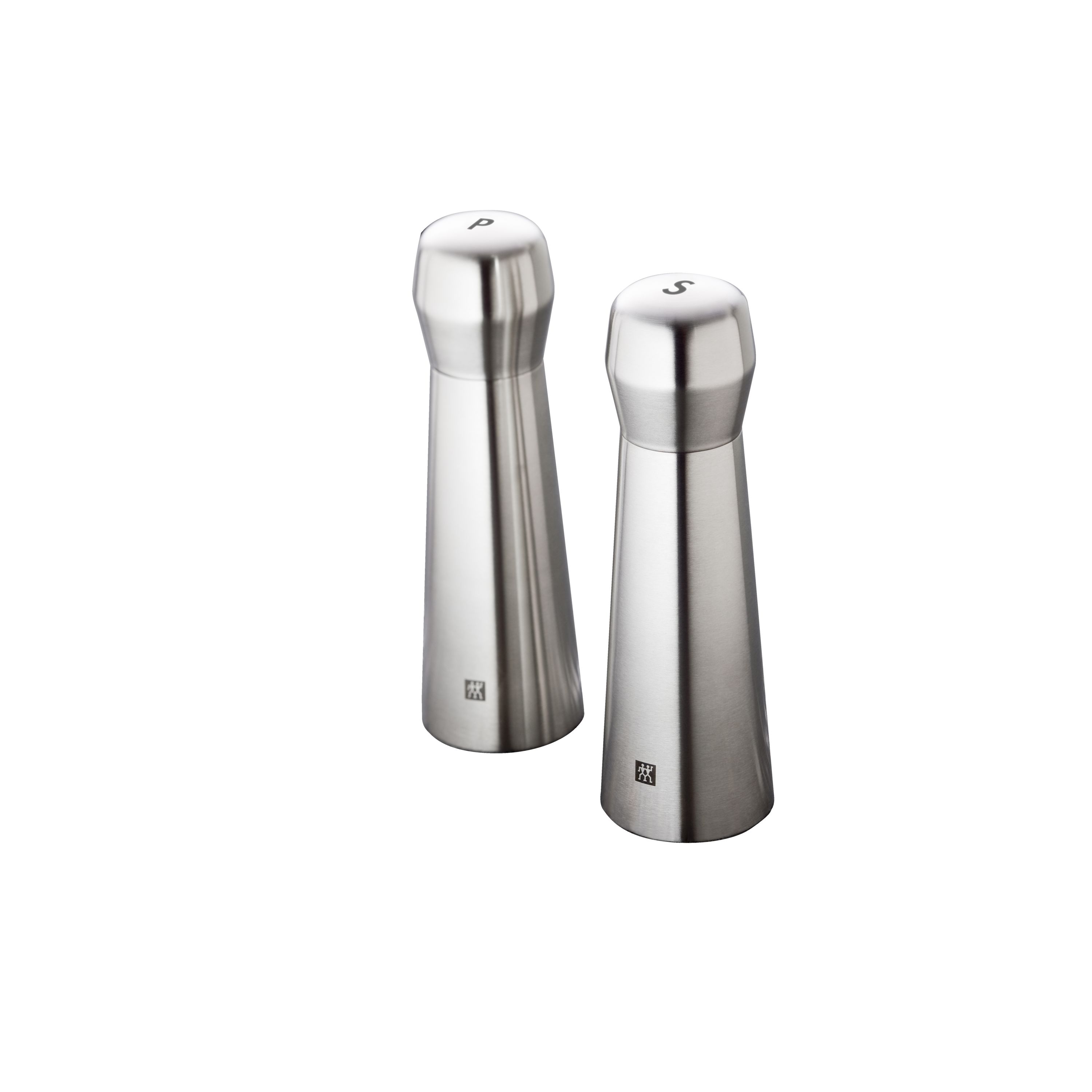 ZWILLING 39500 025 0 Spices Set of 2 Salt and Pepper Grinders, Stainless  Steel, Matt Stainless Steel