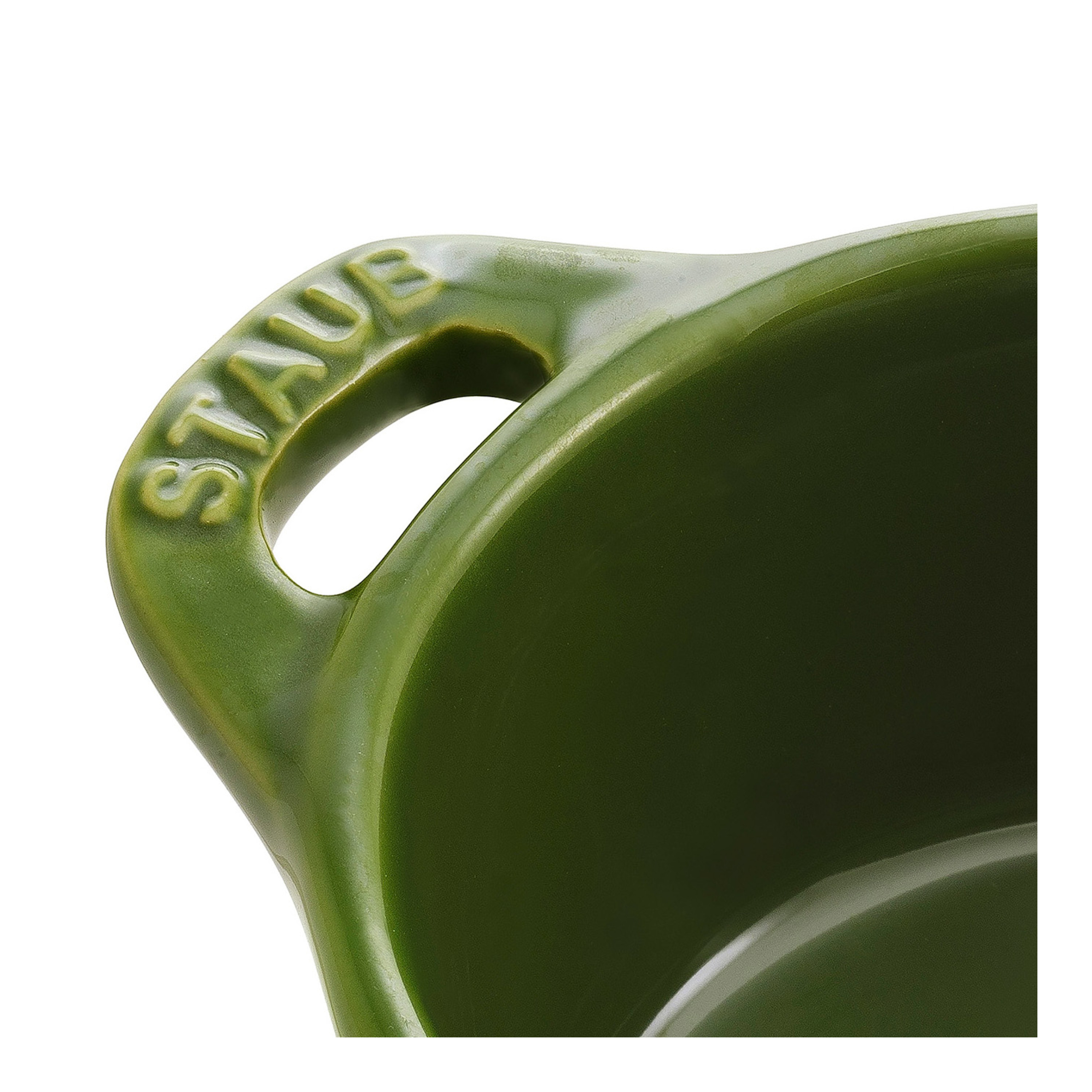 Staub Mini Cocotte Rotonda 10 Cm – Verde Basilico, 236 Ml, Ghisa, Adatta A Induzione, Made In France