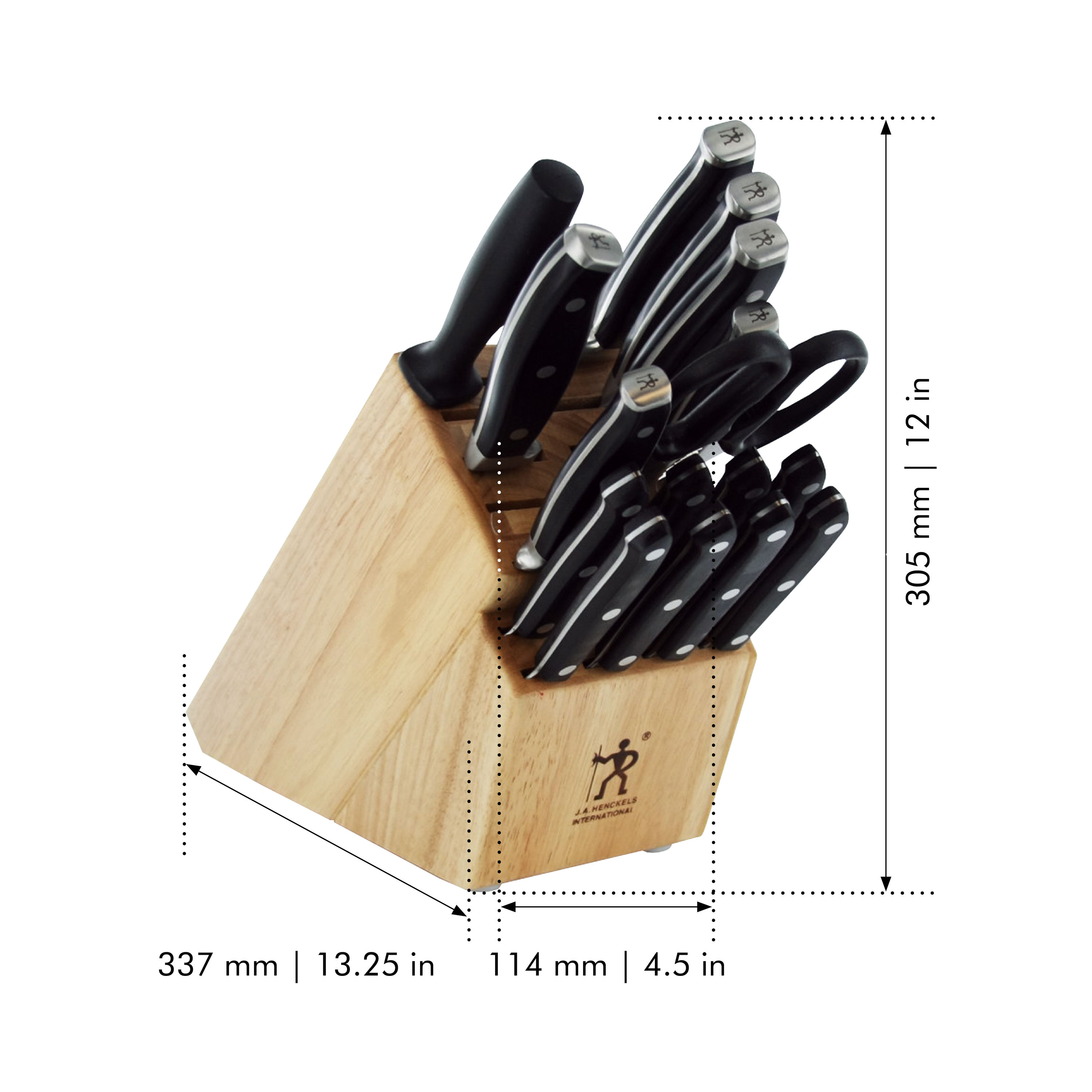 4 Pcs 4 x 6 Boning/Steak Knife Set in A Gift Box, Black ABS|Gunter Wilhelm