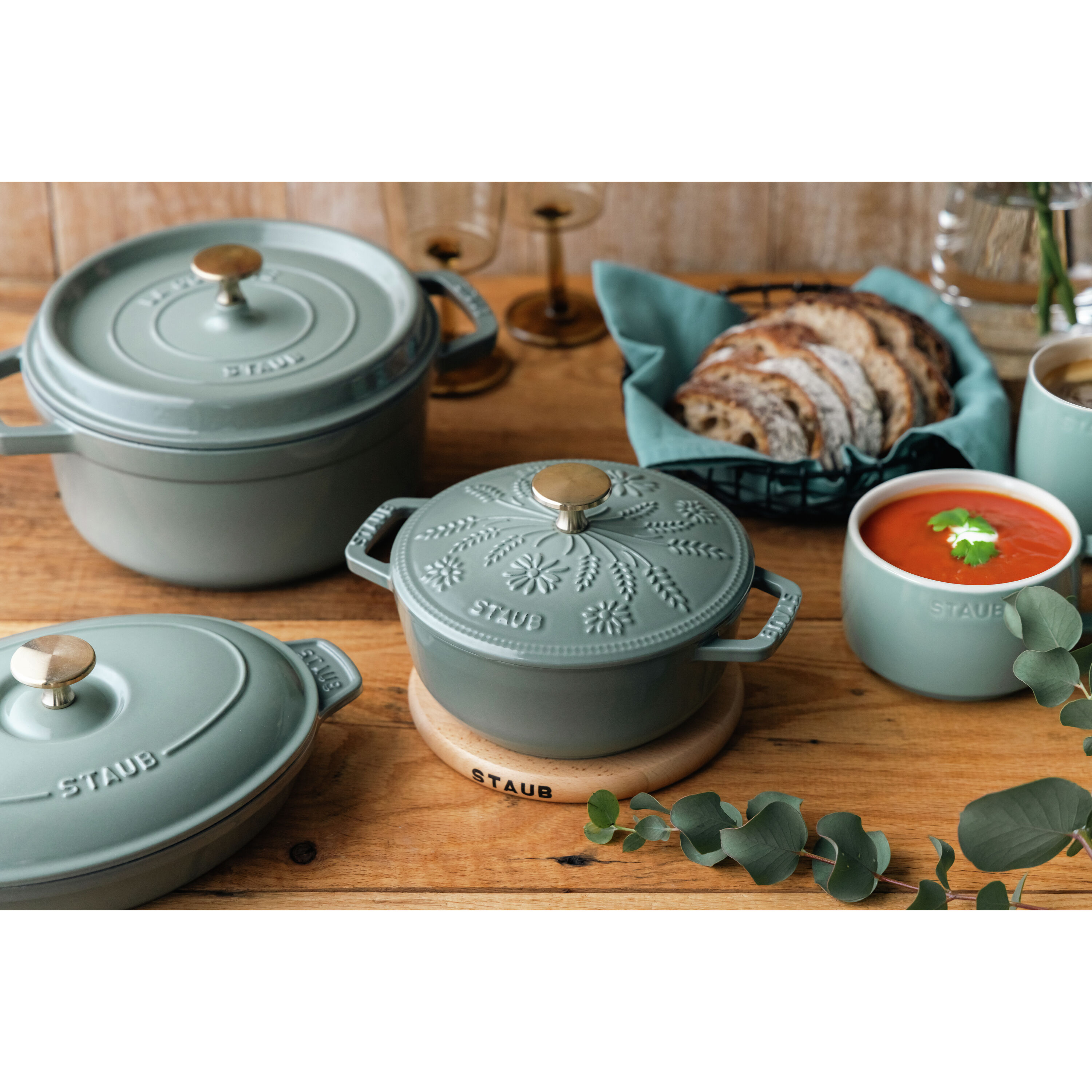 ストウブ 鋳物ホーロー鍋 Wa-NABE フレンチオーブン