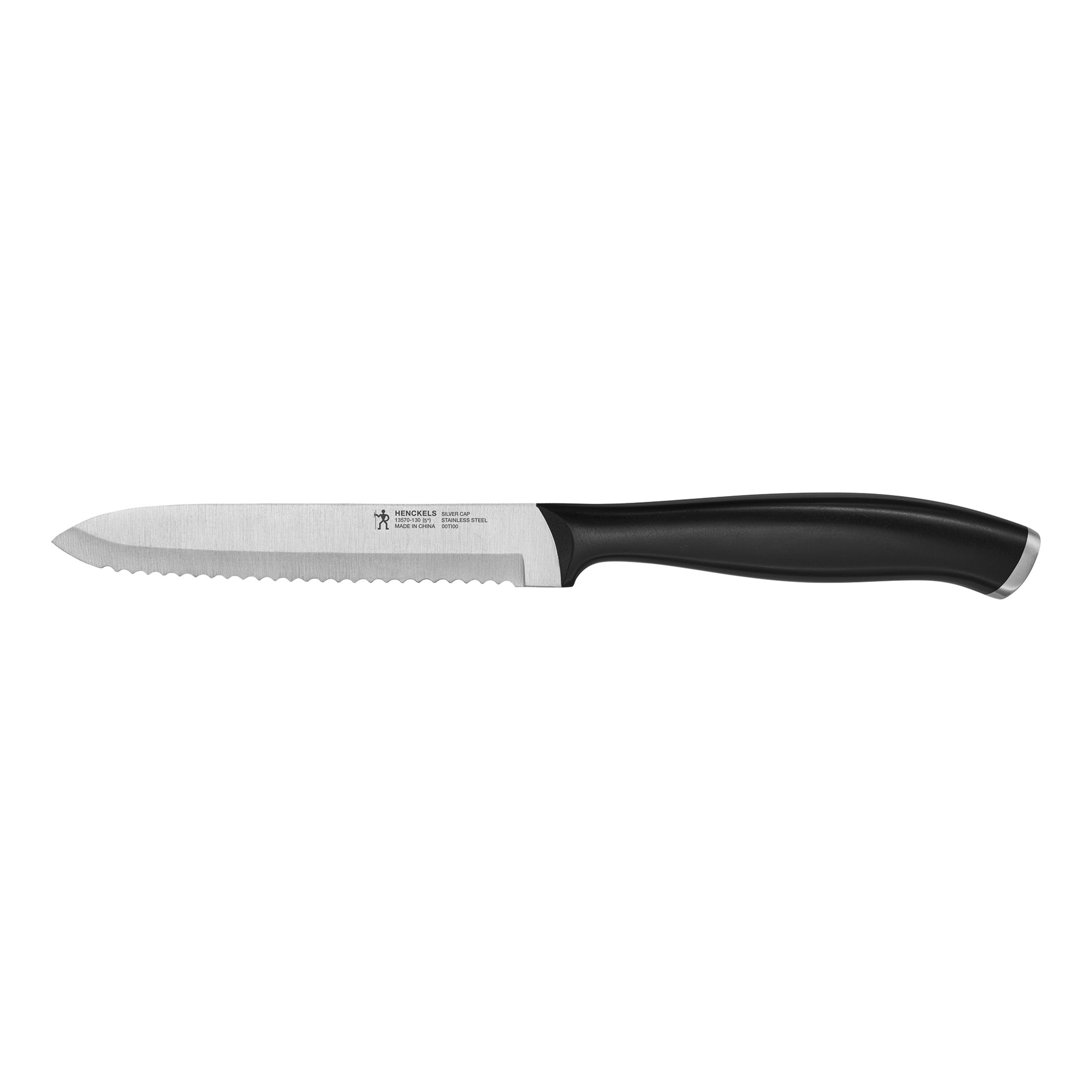 Henckels Silvercap 5-Inch Utility Knife, Serrated Edge