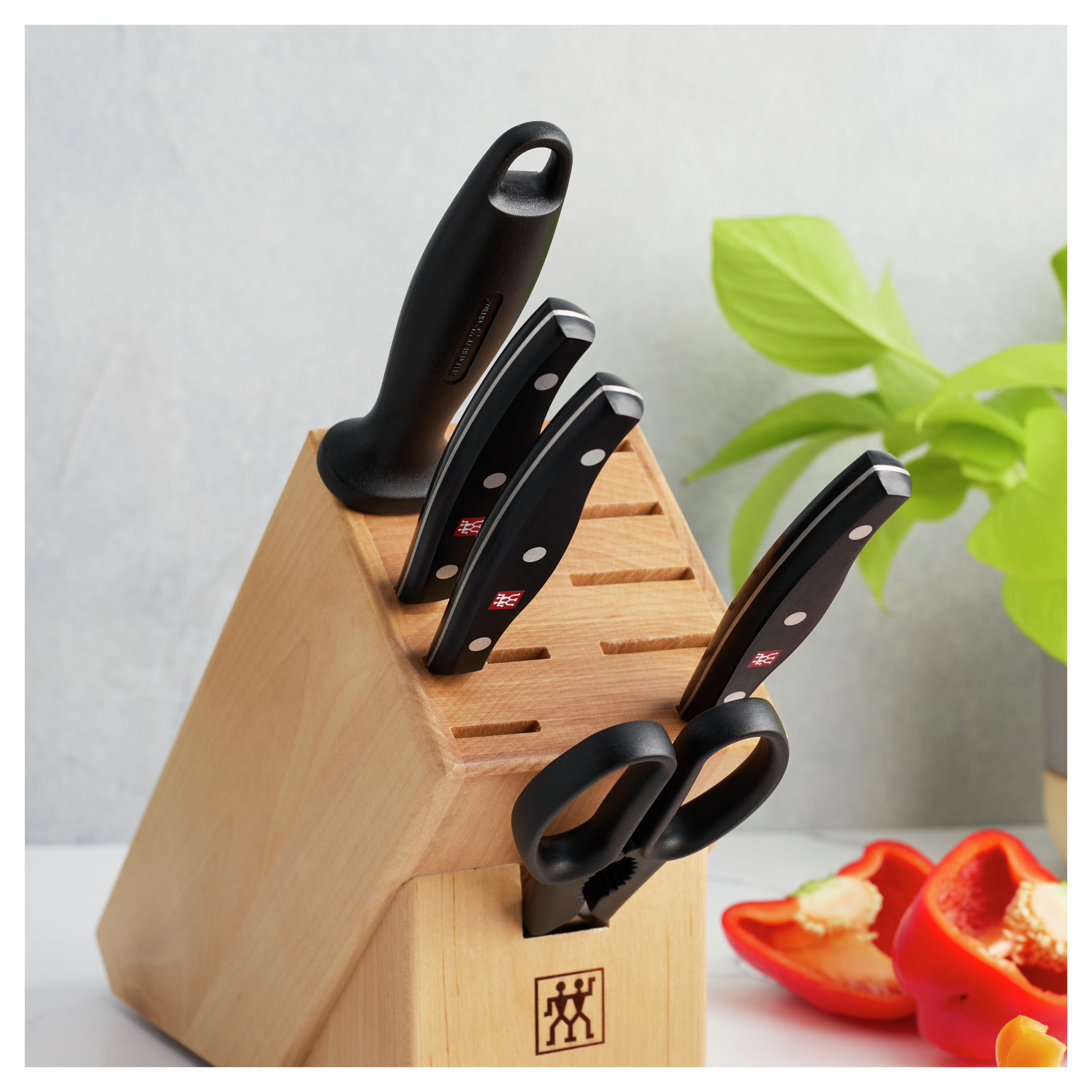 Buy ZWILLING Signature 7-pc, Knife block set, Natural | ZWILLING.COM