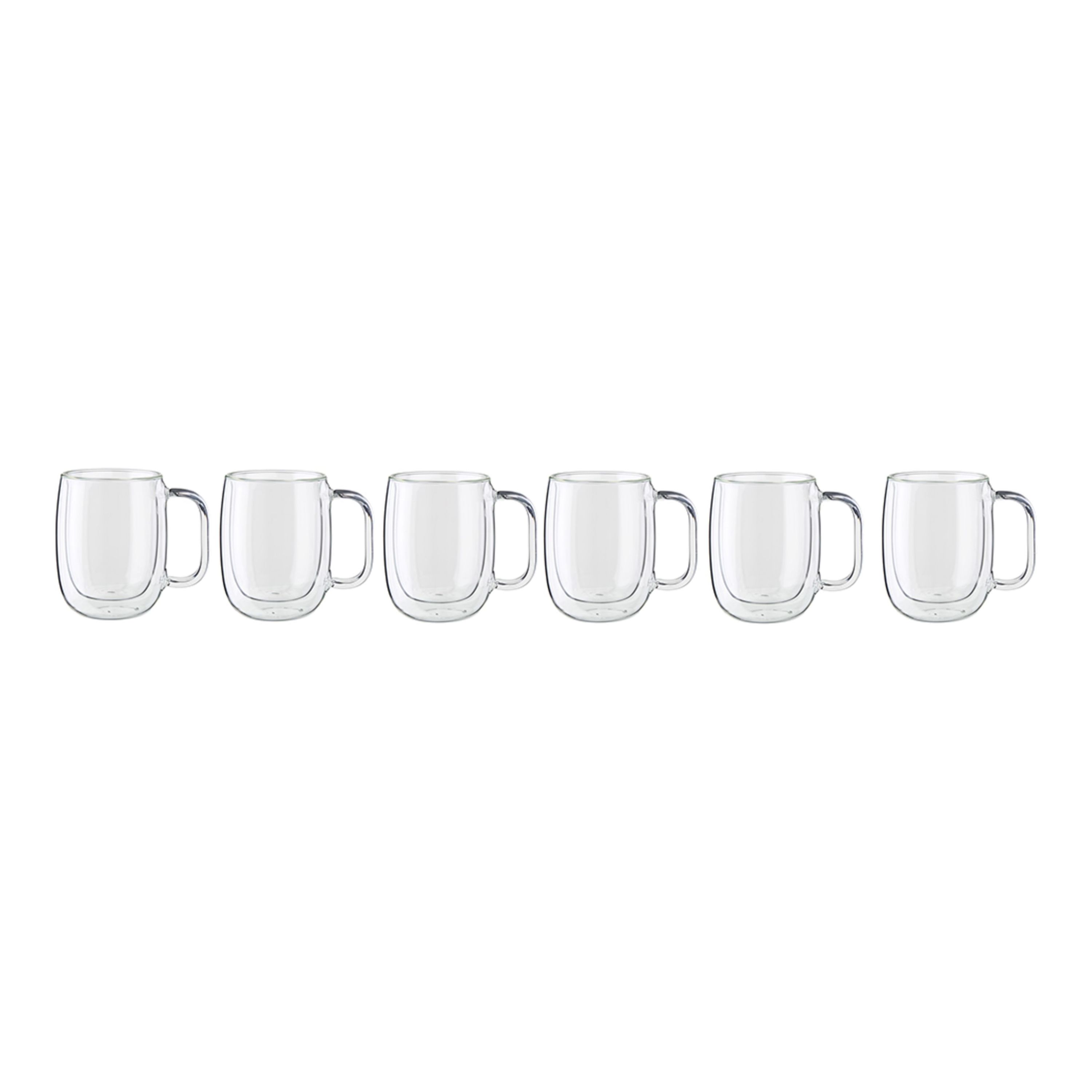 "SORRENTO" HIGHBALL GLASSES SET OF SIX HAND PAINTED VENETIAN GLASSWARE 