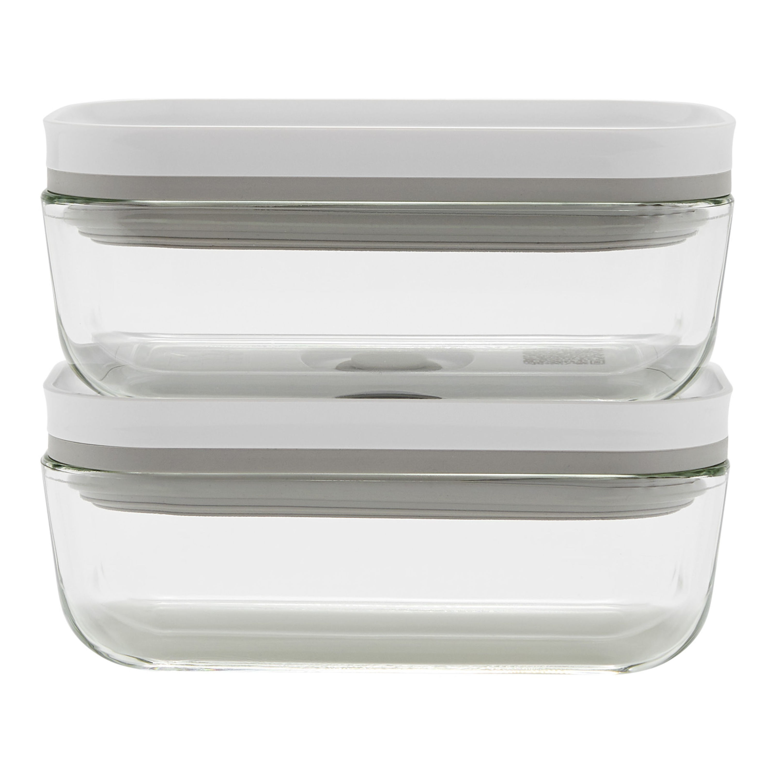 ZWILLING Fresh & Save S / 2-pc Small Vacuum Container, glass, grey