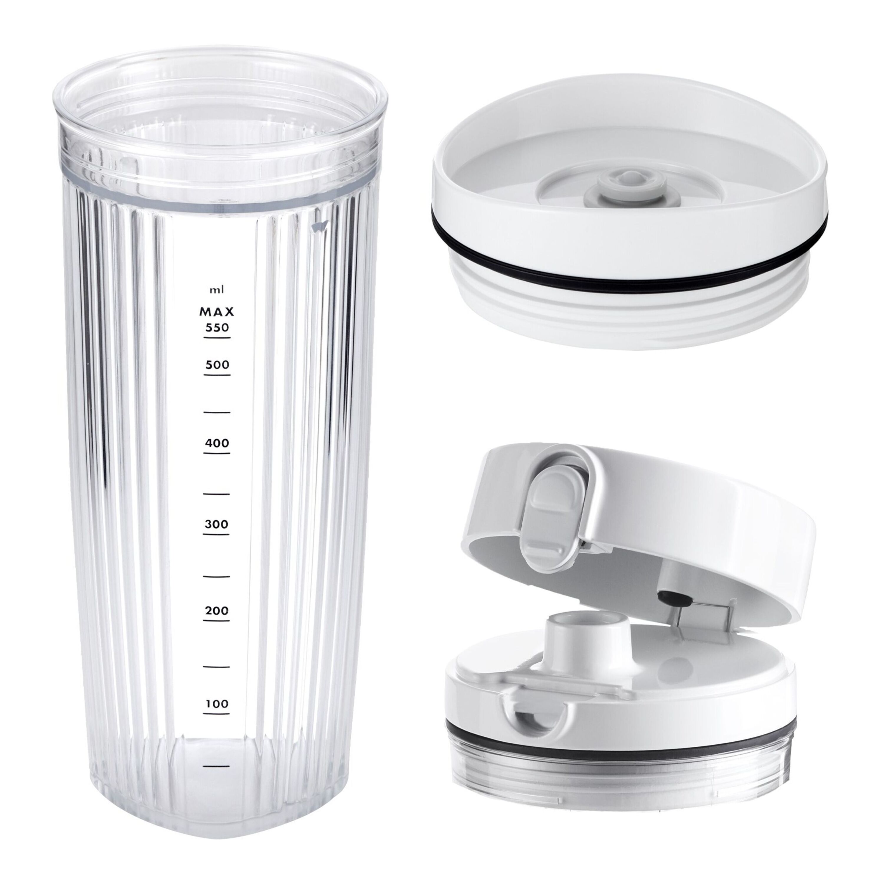 Zwilling Enfinigy Personal Blender Jar with Drinking Lid and Vacuum Lid - Black