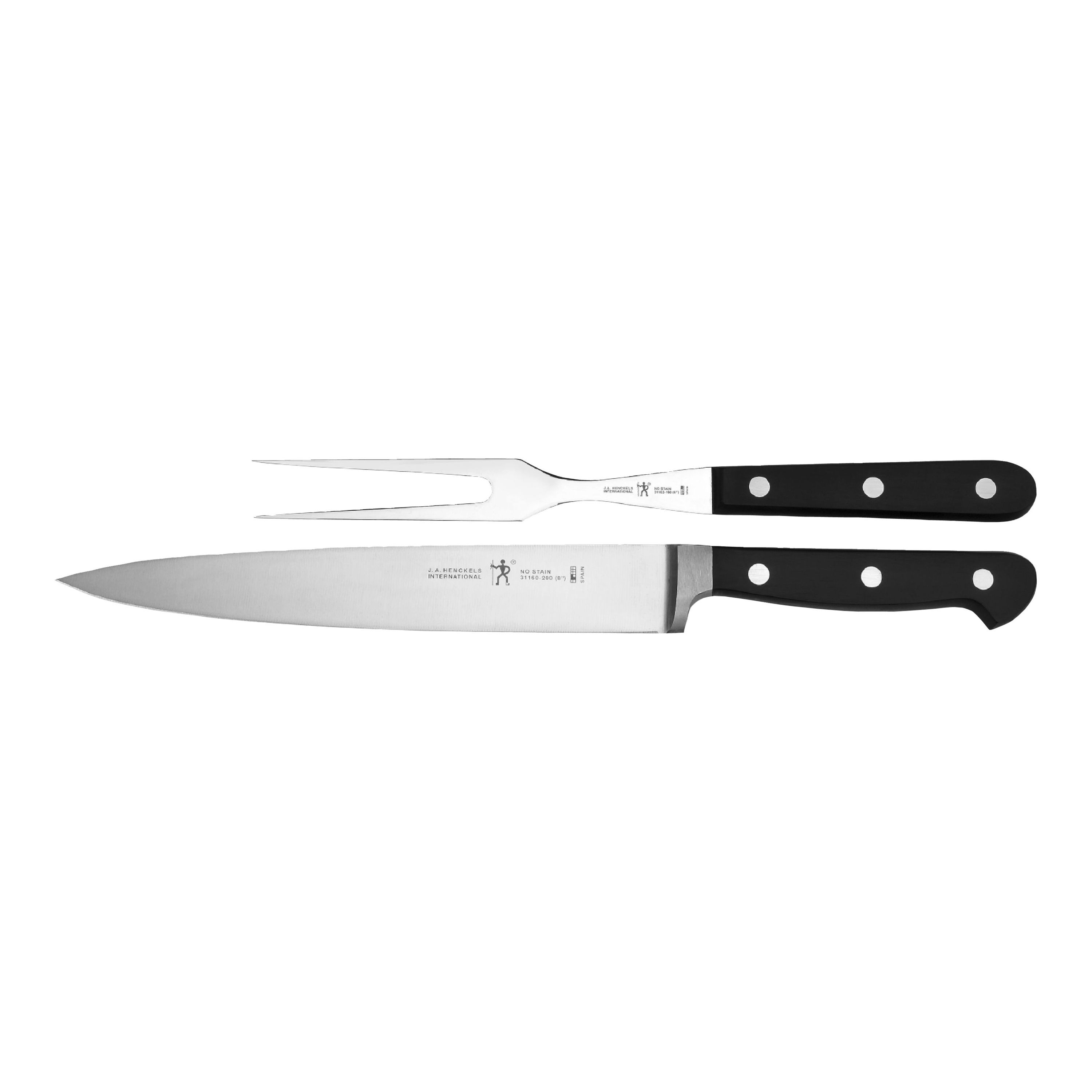 Henckels Intl Ever Edge steak knives Japan & Hencles KITCHEN KNIVE- SPAIN Set  8