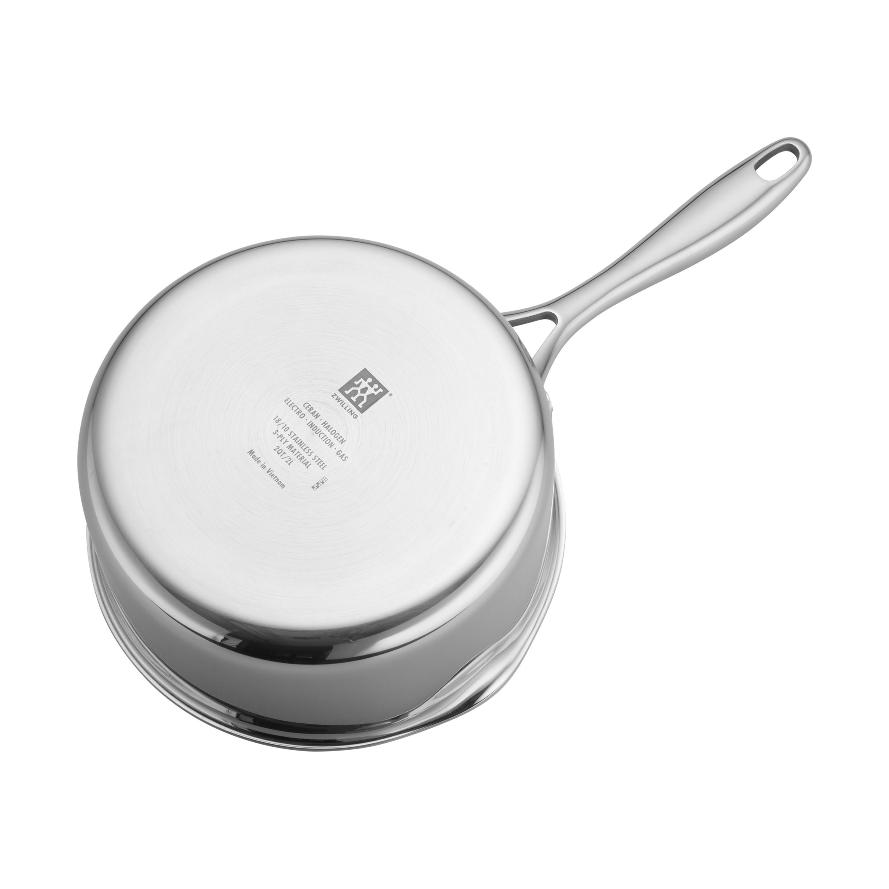 Henckels Clad H3 2-Qt Stainless Steel Saucepan With Lid