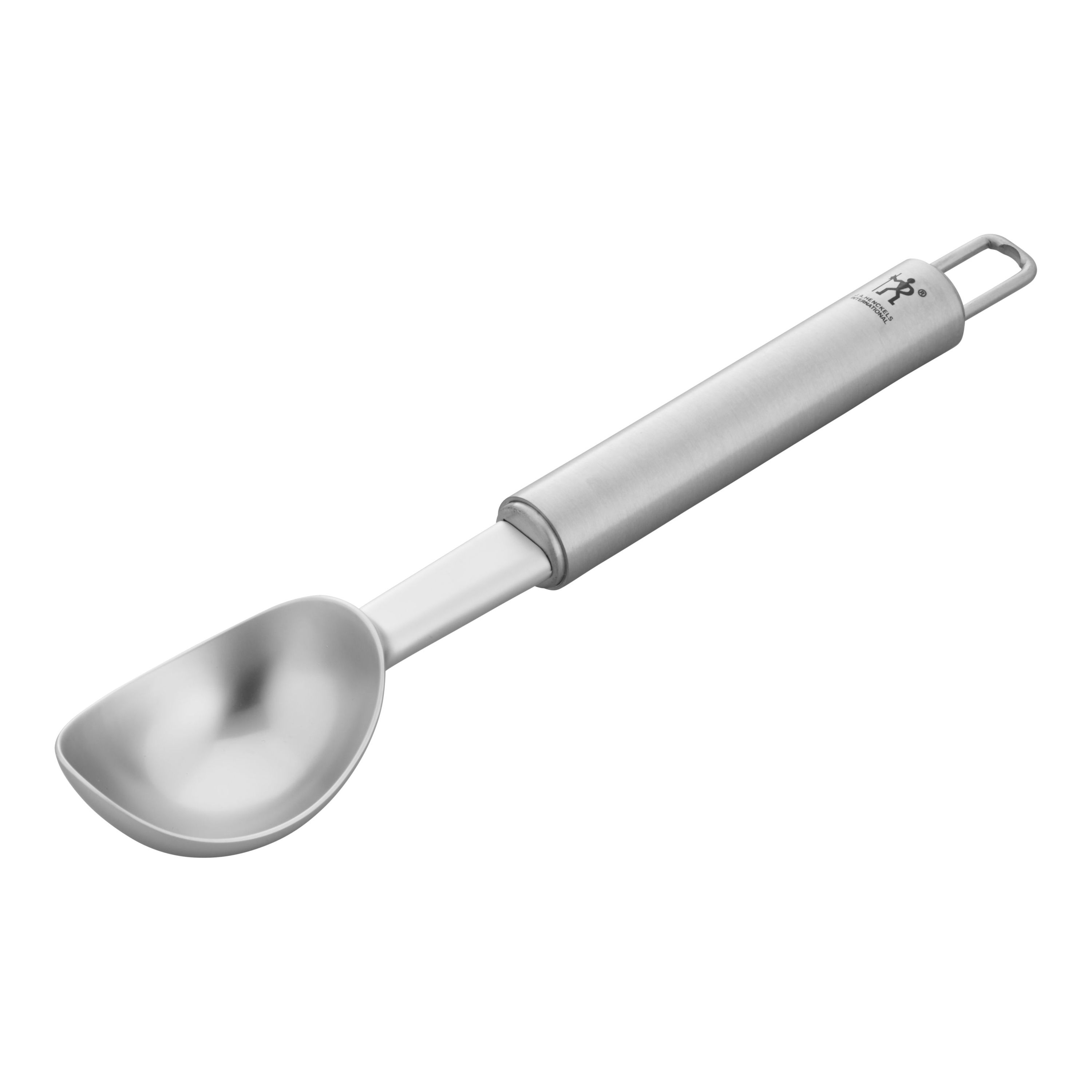 Choice 9 Stainless Steel Ice Cream Spade with Black Handle