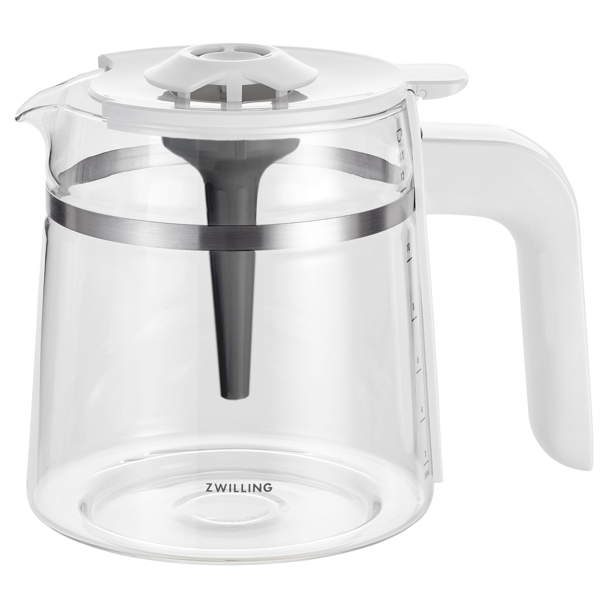 ZWILLING Enfinigy Glass Drip Coffee Maker 12 Cup, Awarded the SCA Golden  Cup Standard, Silver