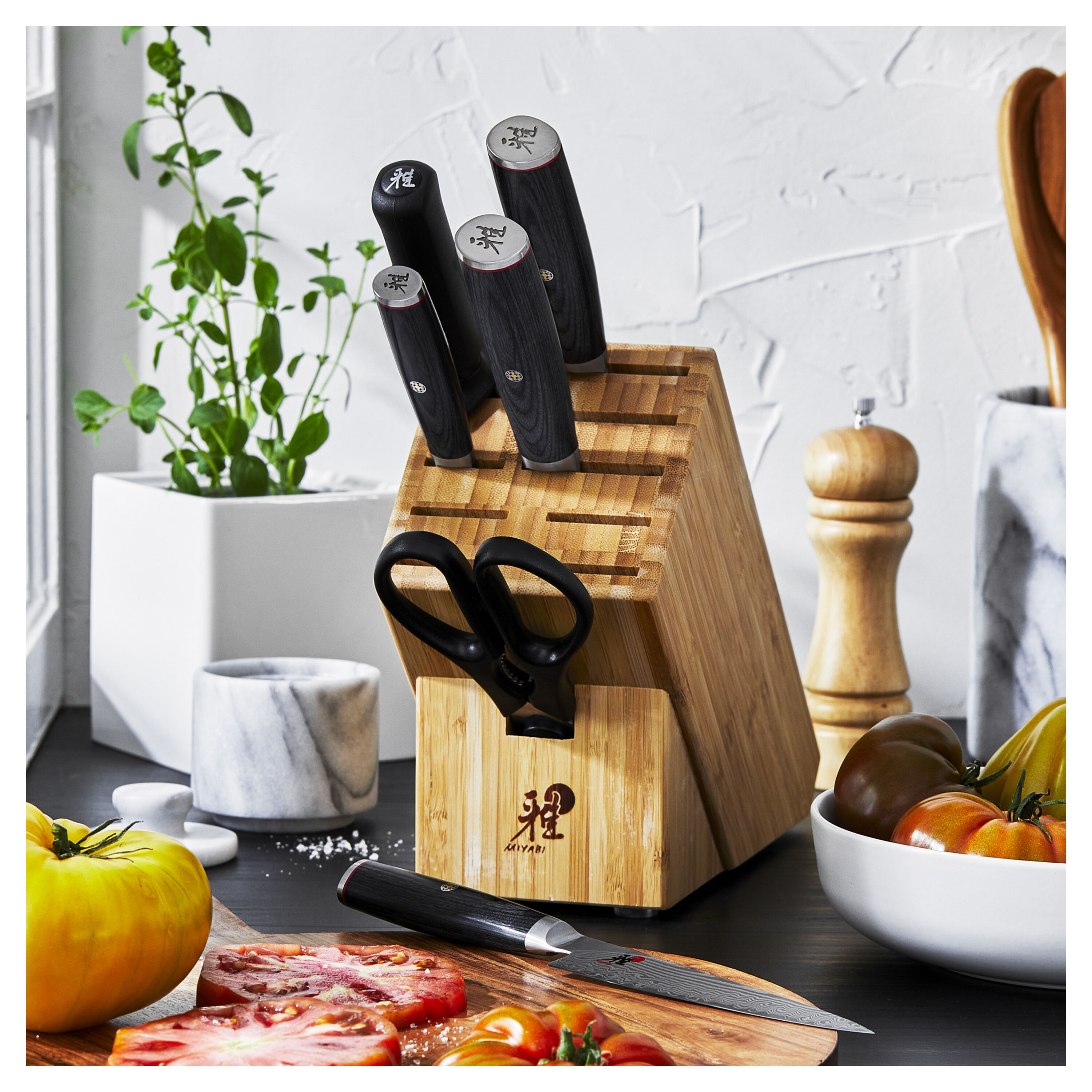Buy MIYABI KAIZEN II 5000FCD Knife block set | ZWILLING.COM