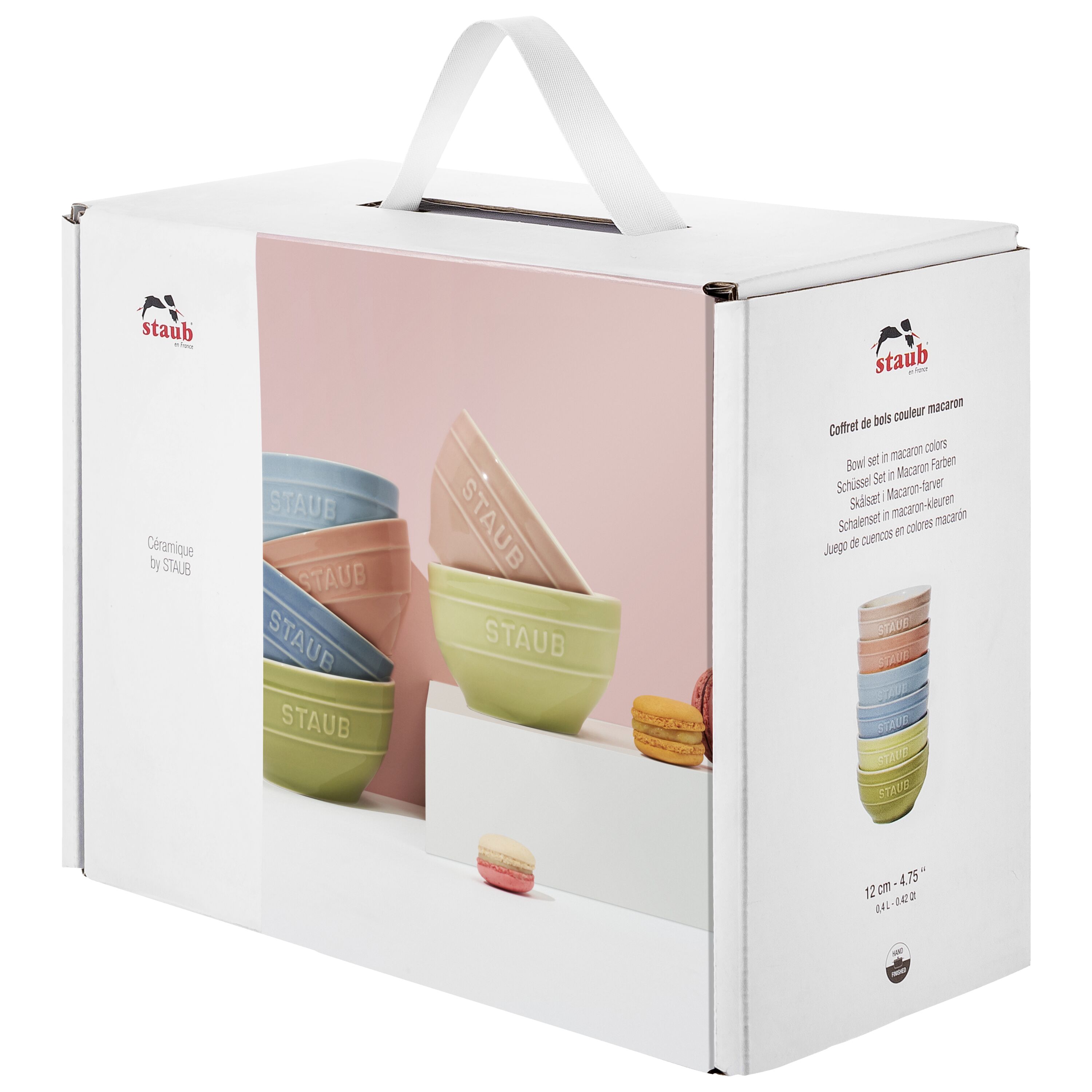箱入新品ストウブ★ボウル6個セットマカロンパステルカラー定価9350円 箱入新品☆ストウブ☆ボウル6個セット☆マカロン☆パステルカラー定価