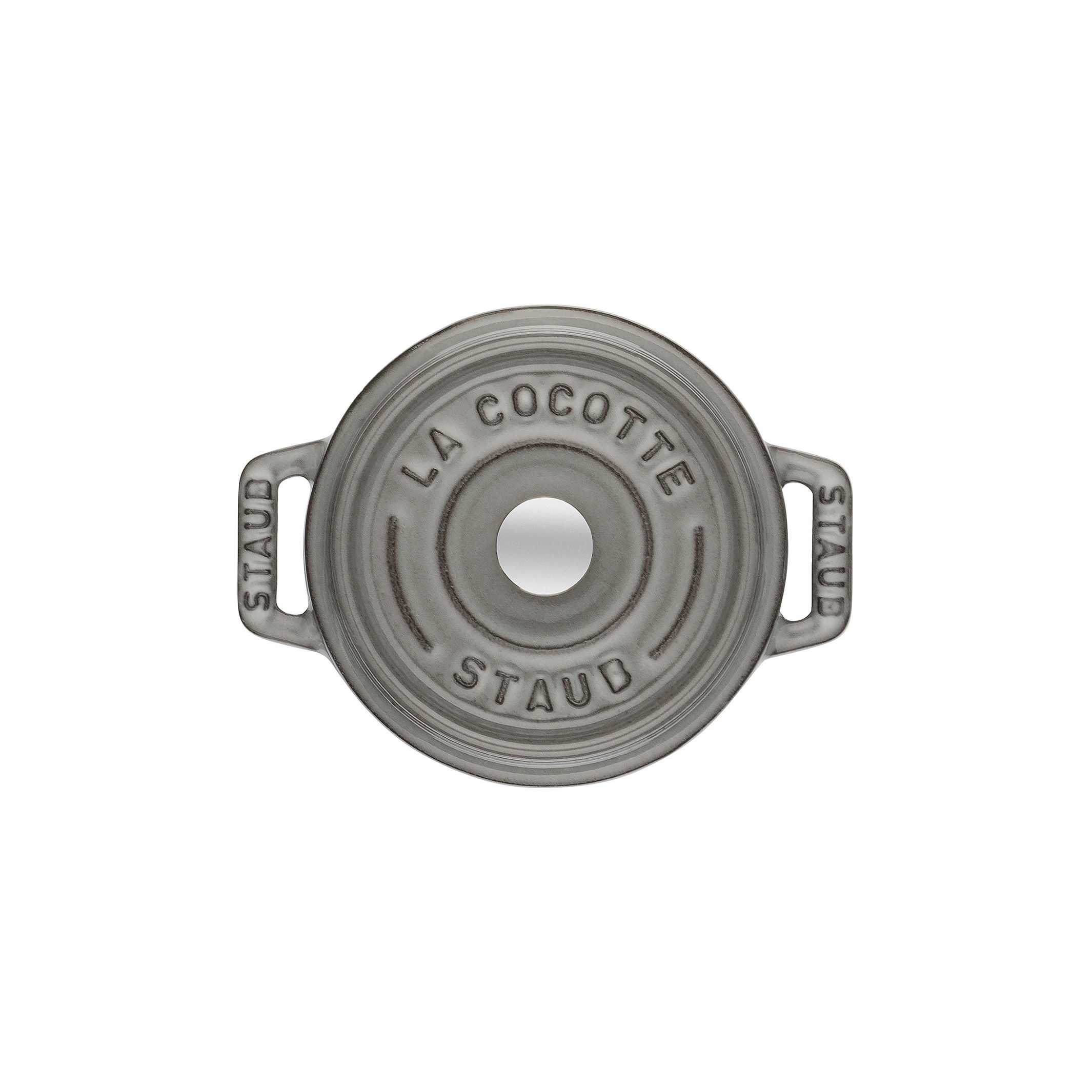 Staub Cast Iron .25-qt Mini Round Cocotte - White Truffle, 0.25-qt - Gerbes  Super Markets