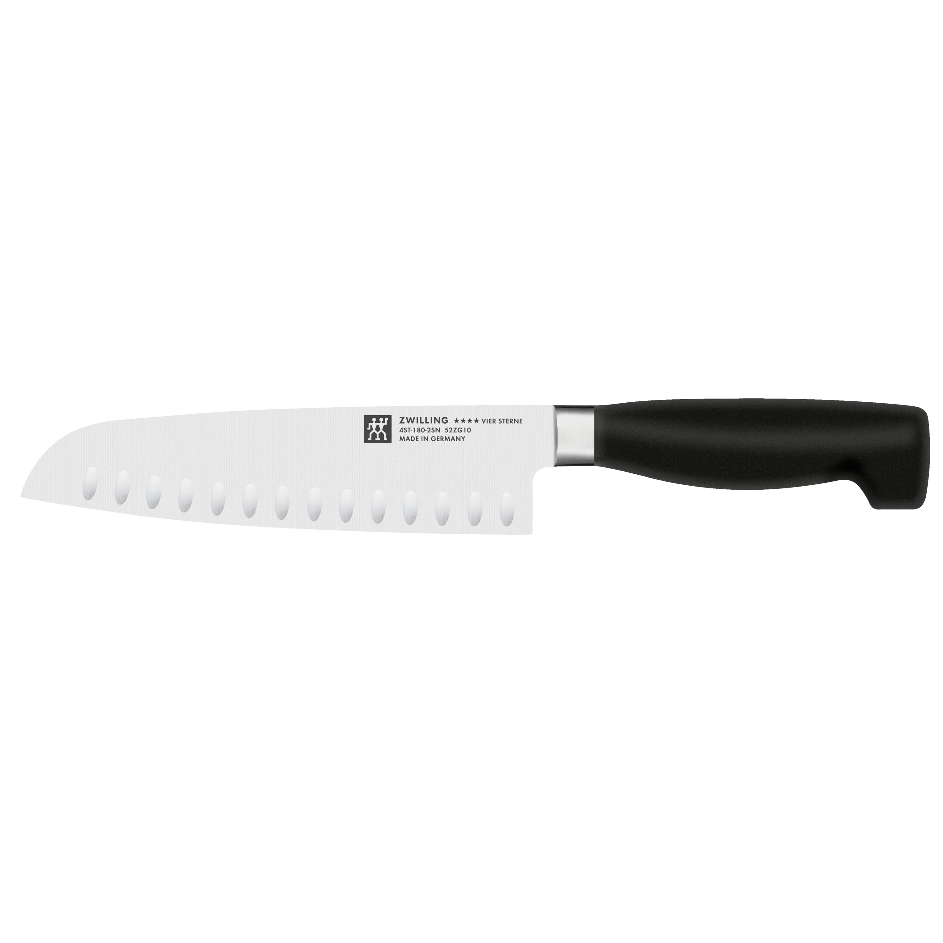 ZWILLING Four Star 7-inch, Hollow Edge Santoku