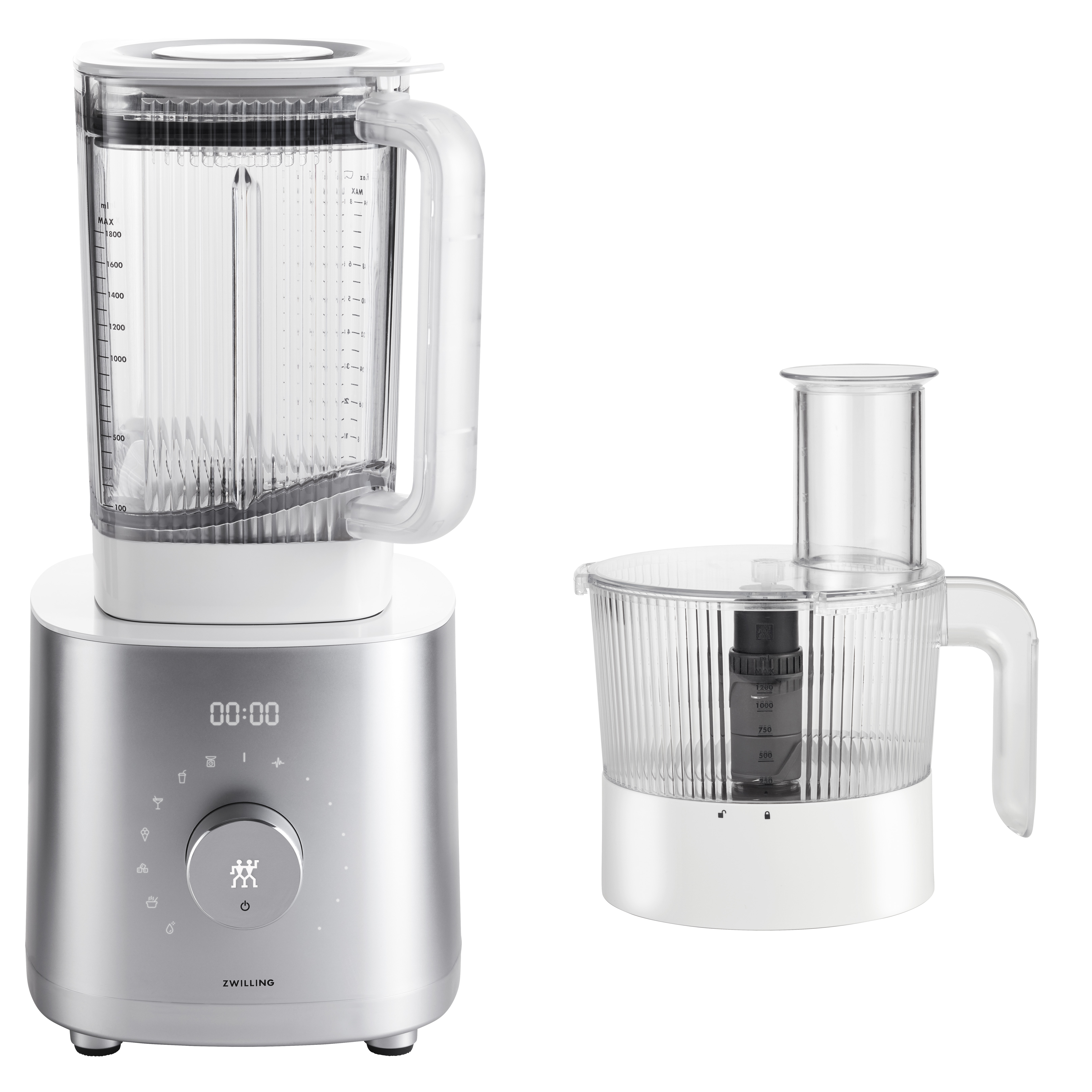 ZWILLING Enfinigy Hochleistungsstandmixer Pro mit Food Processor
