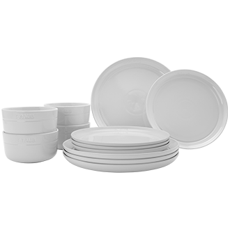 STAUB 40501-520-0 Piastra Per Brie In Ceramica – 20,3 Cm, Bianco, Adatta A Forno, Microonde E Lavastoviglie