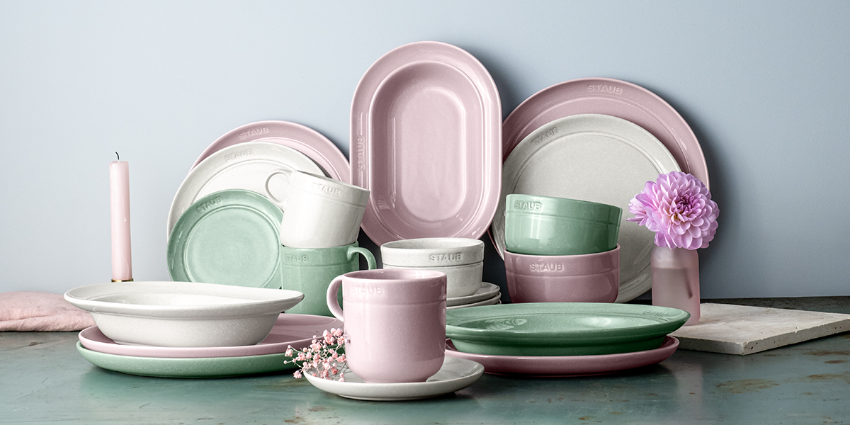 STAUB Dining Line Ciotola In Ceramica 12 Cm - Verde Salvia, Elegante E Resistente, Per Portate E Dessert