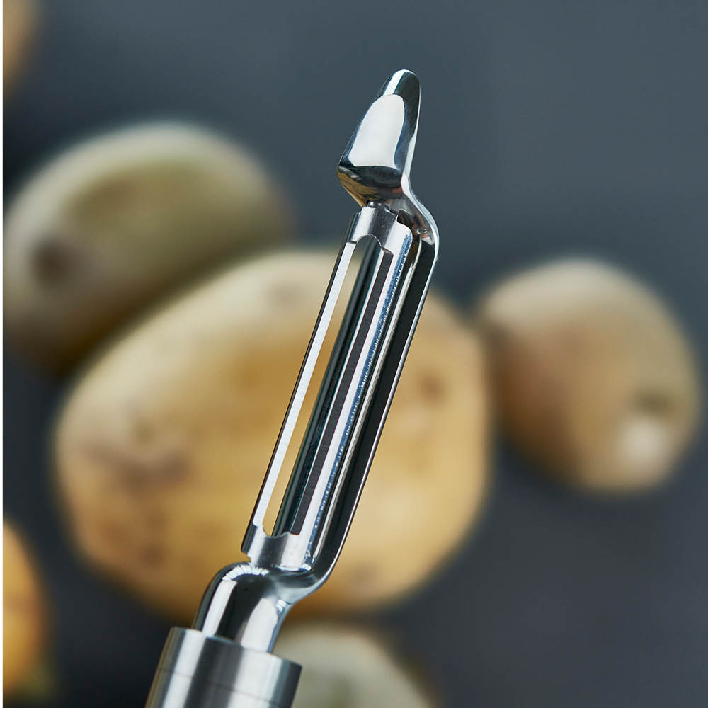 Zulay Kitchen Professional Swivel Peeler with Built in Blemish