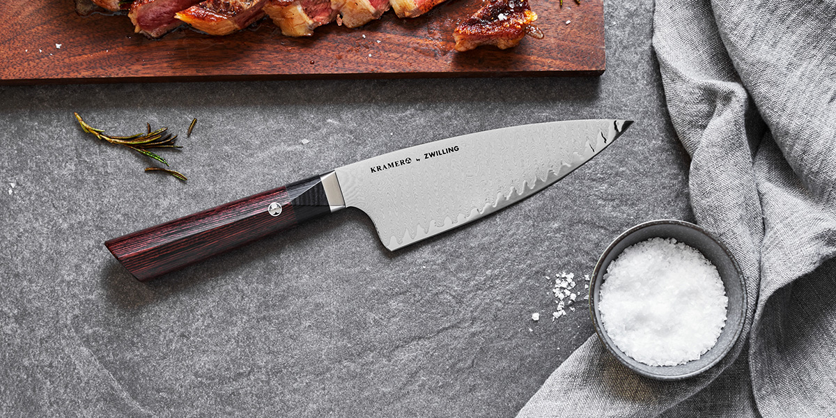 Kramer By Zwilling Meiji Coltello Multiuso 12,7 Cm – Lama Damasco In Acciaio FC61, Manico Pakkawood, Forgiato In Giappone - 3