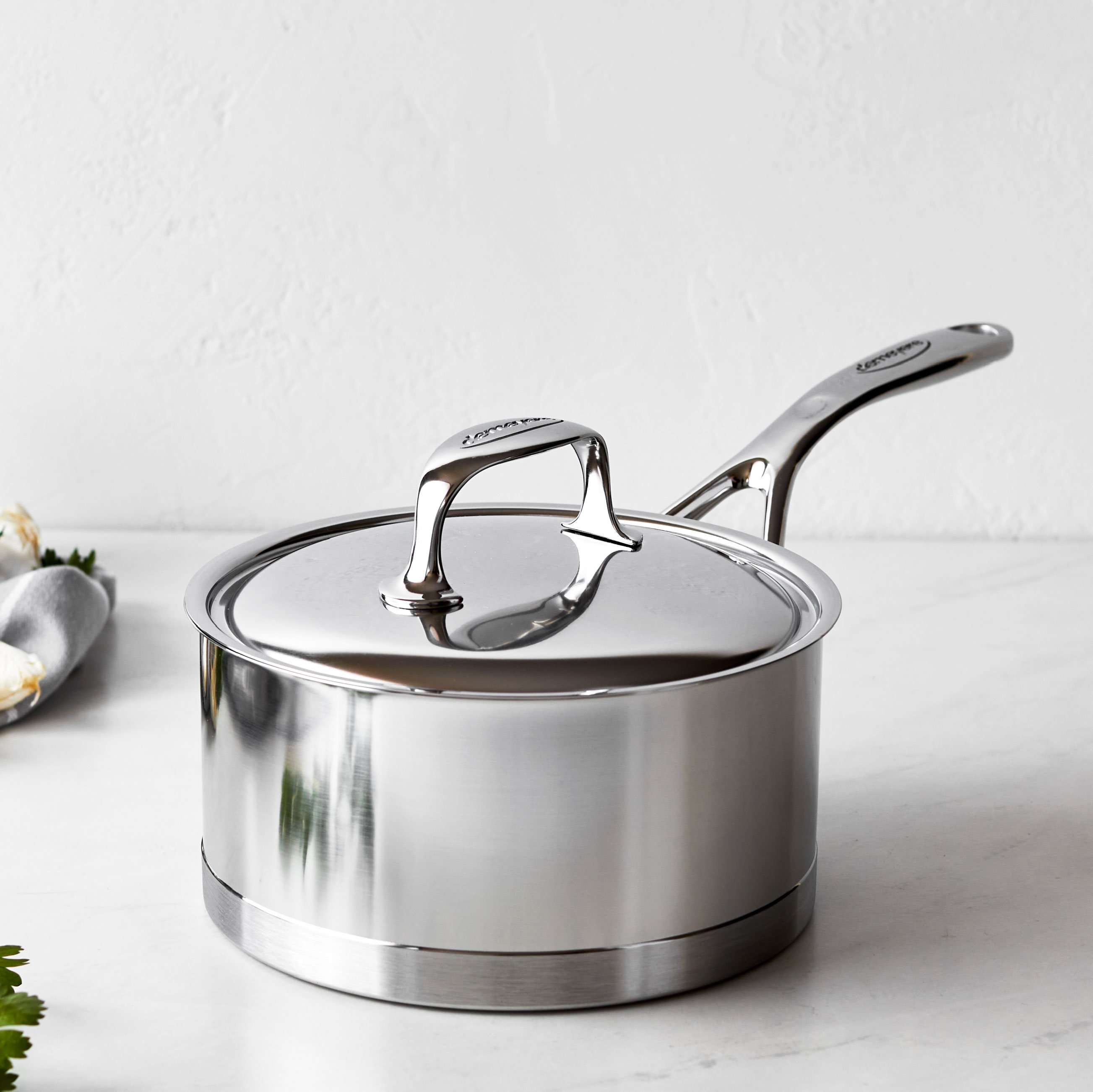 8.5 qt Stock pot with lid, 18/10 Stainless Steel
